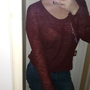 Maroon Sweater
